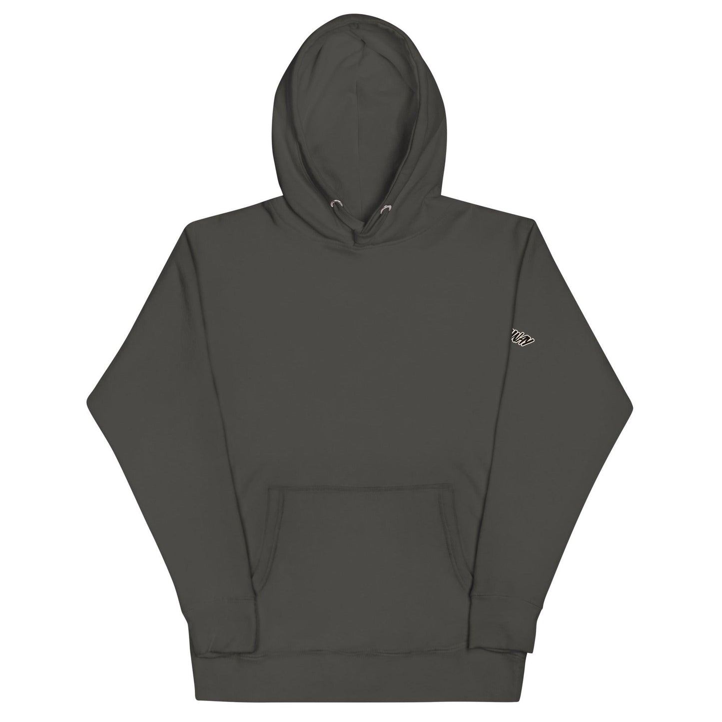 Omshway 2025 Unisex Hoodie featuring a sleek, modern design, perfect for casual comfort and style. Ideal for both men and women, with a cozy fit and durable fabric vintage black front